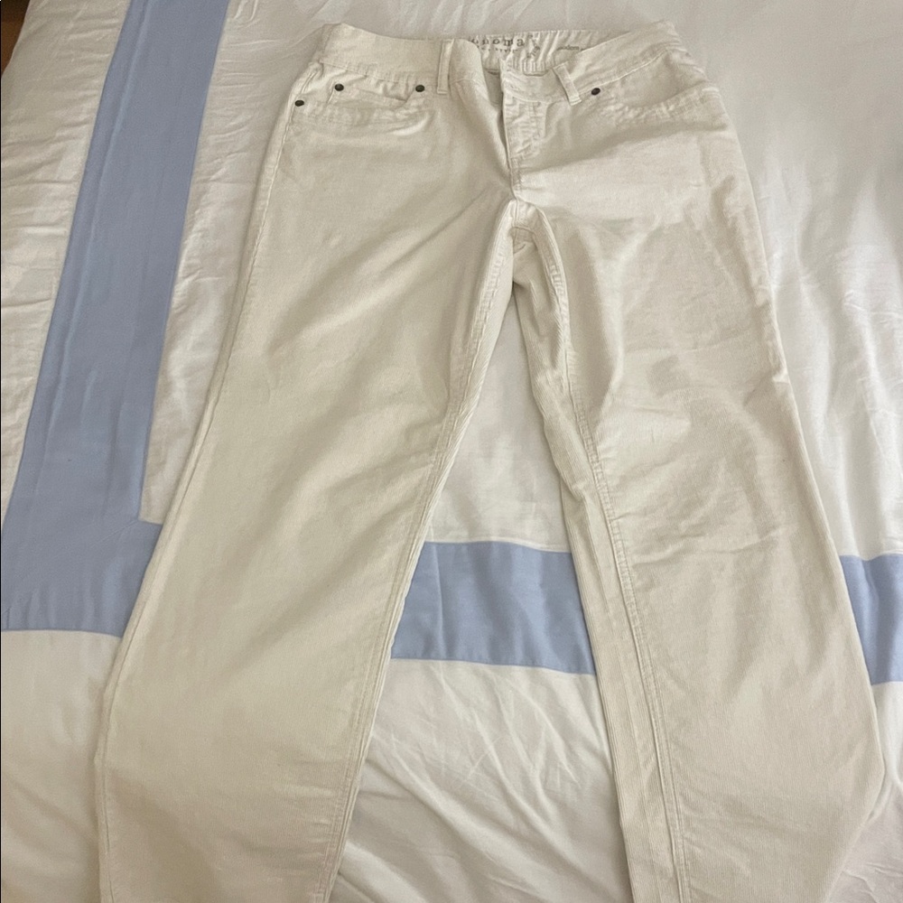 Elegant Cream Women's Pants